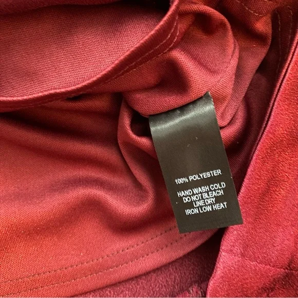 NWT Lulu’s Aubrianna Wine Red Satin Ruffled Mini Dress - Picture 9 of 12